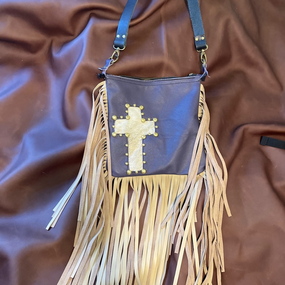 Western fringe purse